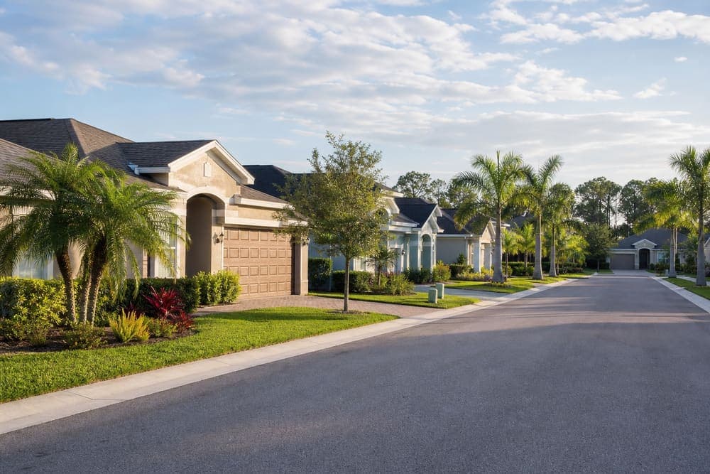 Quiet Deltona-area residential street representing our service area